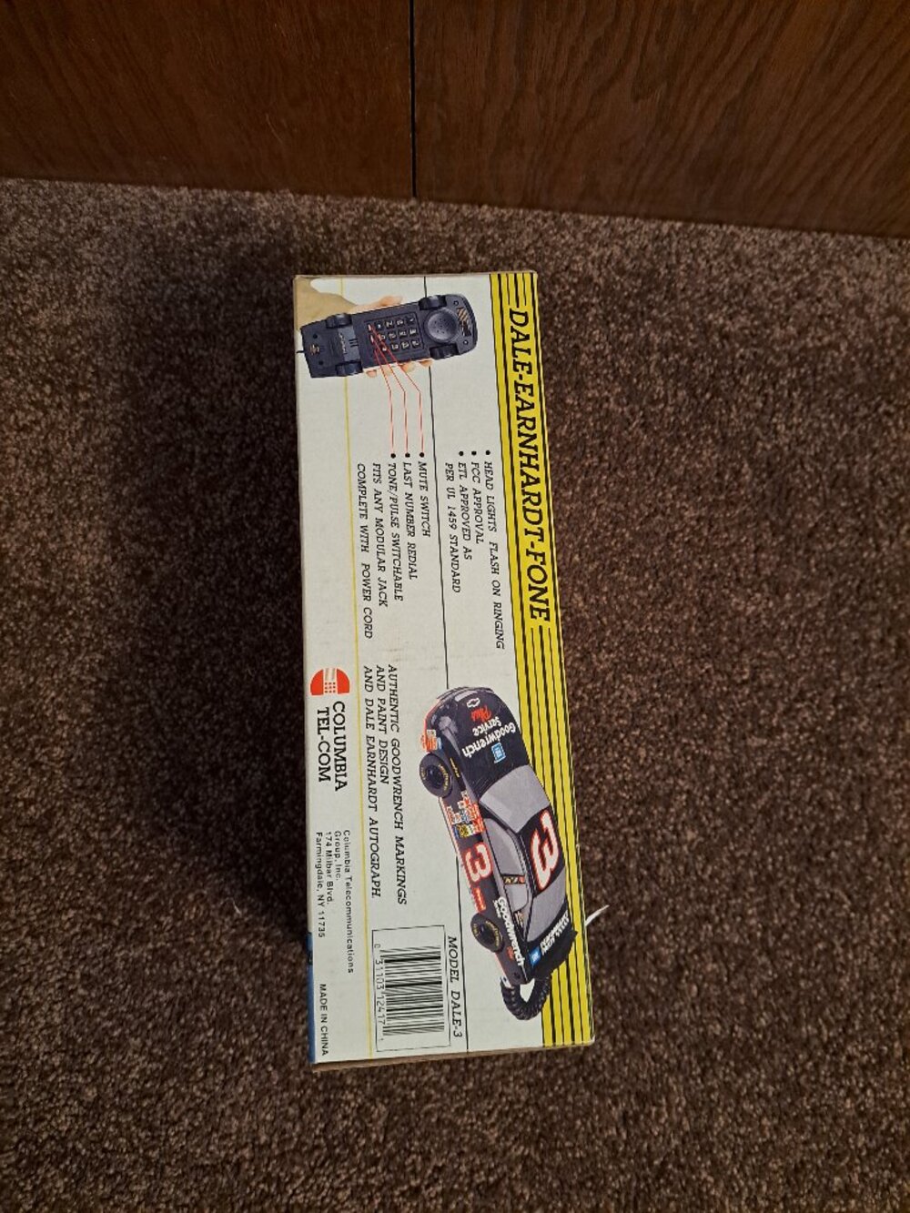 NIB Vintage Dale Earnhardt Sr #3 Goodwrench NASCAR Car Collectible Telephone - Picture 5 of 13